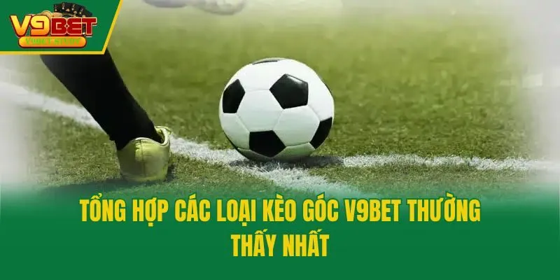 Tổng hợp các loại kèo góc V9bet thường thấy nhất