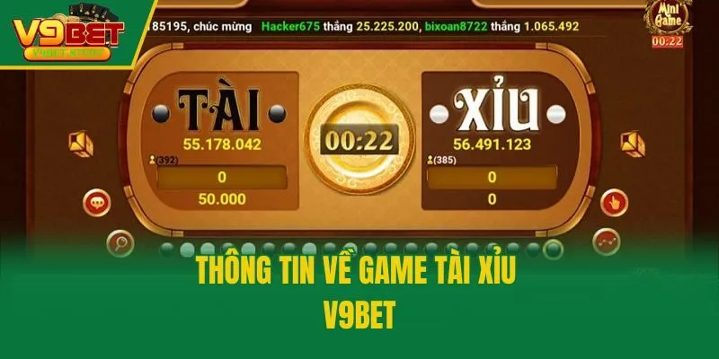 Thông tin về game tài xỉu V9bet